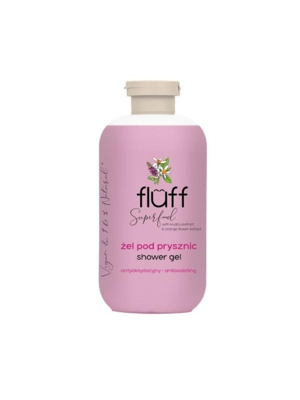 Fluff Superfood Żel pod prysznic o zapachu kudzu i kwiatem pomarańczy 500 ml