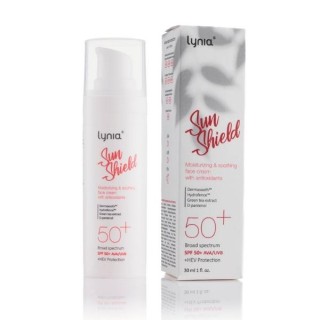 Lynia Sunshield SPF50 + зволожуючий і заспокійливий захисний крем з антиоксидантами 30 мл
