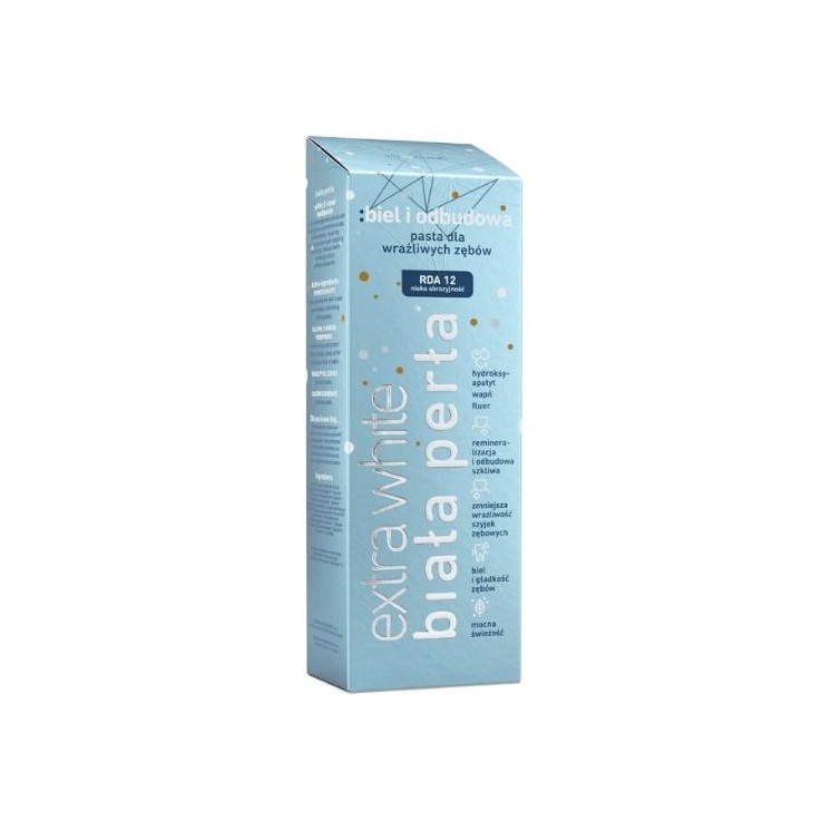 Biała Perła Extra White and Reconstruction toothpaste for sensitive teeth 75 ml