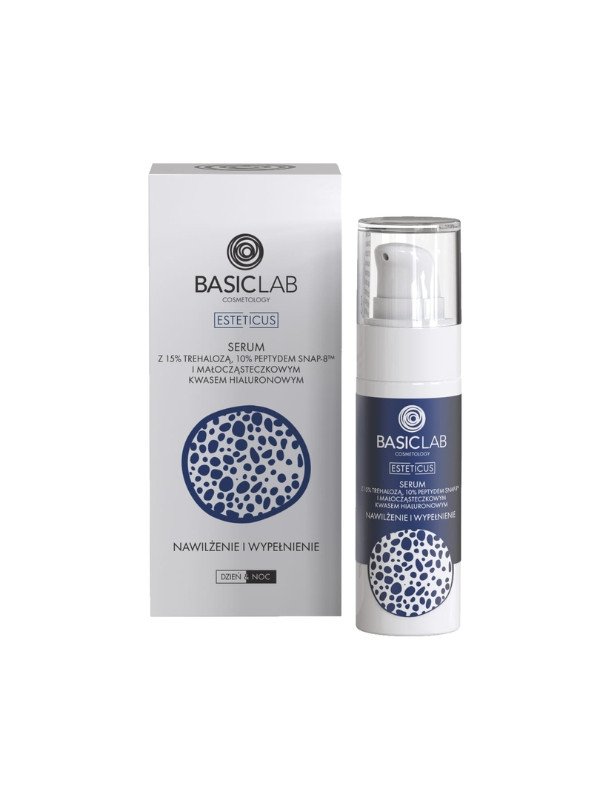 BasicLab Esteticus Serum z Trehalozą 15% i 10% Peptydem 30 ml