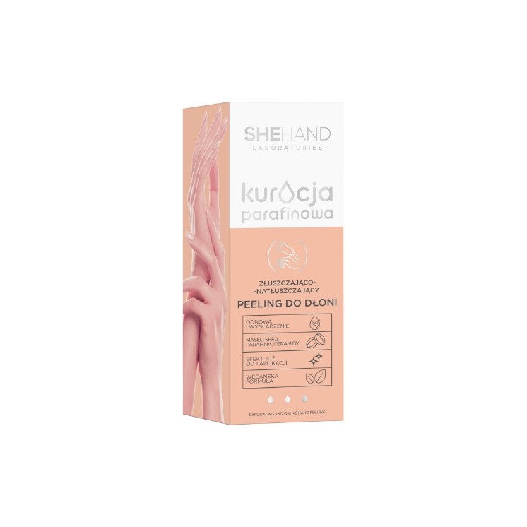 SheHand Paraffin treatment exfoliating and oiling Hand skin Peeling 75 g