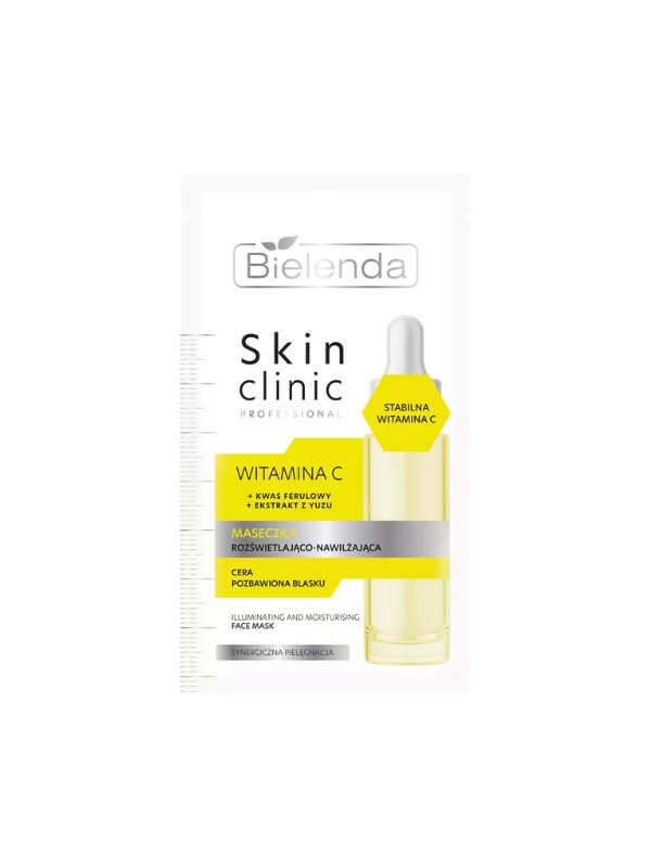 Bielenda Skin Clinic Professional Witamina C Maseczka rozświetlająco-nawilżająca 8 g