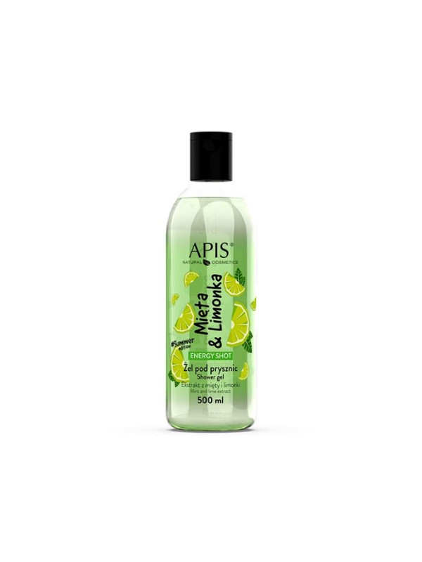 Apis Energy Shot Żel pod prysznic Mięta & Limonka 500 ml