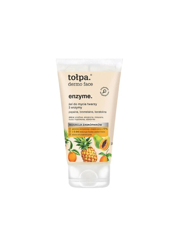 Tołpa Dermo Face Enzyme. Żel do mycia twarzy 3 enzymy 150 ml