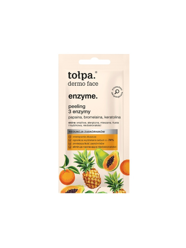 Tołpa Dermo Face Enzyme. Peeling 3 enzymy 8 ml