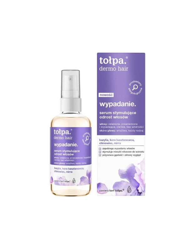 Tołpa Dermo Hair wypadanie. Serum stymulujące odrost włosów 100 ml