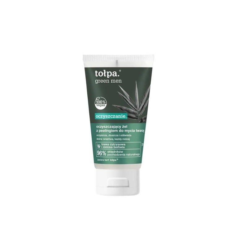 Tołpa Green Men cleansing. cleansing gel with peeling for washing the face 150 ml