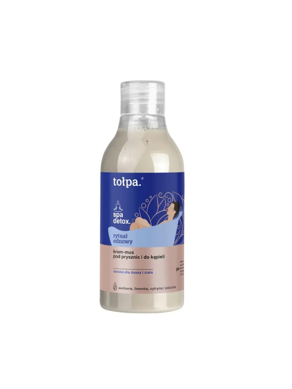 Tołpa Spa Detox. Rytuał Odnowy Krem-mus pod prysznic i do kąpieli 300 ml