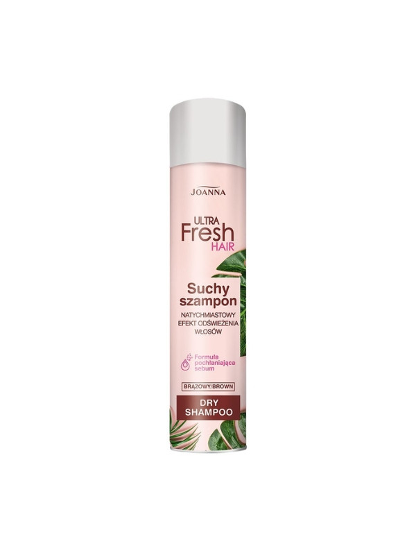 Joanna Ultra Fresh Hair Suchy szampon do włosów Brown 200 ml