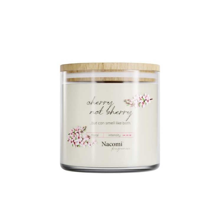 Nacomi Cherry not sherry soy candle 450 g