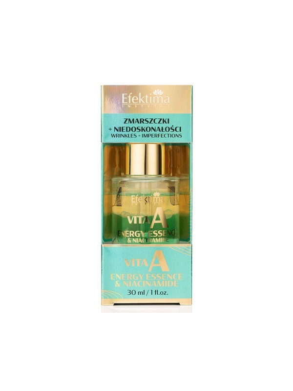 Efektima Vita A Energy Essence & Niacynamid dwufazowe Serum do twarzy Zmarszczki + Niedoskonałości 30 ml