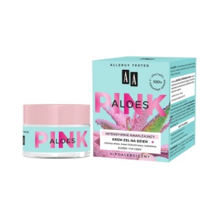 Крем-гель для обличчя AA Aloes Pink інтенсивно зволожуючий на день 50 мл