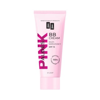 AA Aloe Pink multi-moisturizing face cream BB SPF15 /01/ Light 30 ml