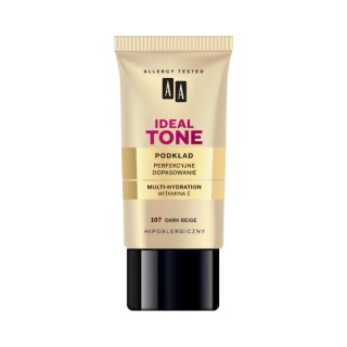 AA Make Up Ideal Tone Perfect matching тональний крем /107/ Dark Beige 30 мл