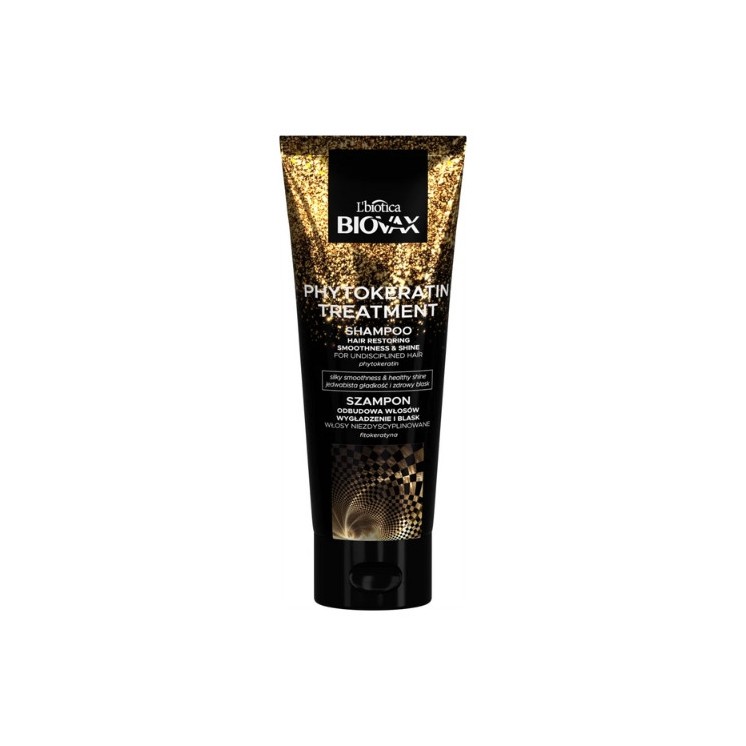 Biovax Phyto Keratin intensively rebuilding Shampoo for hair after keratin straightening 200 ml