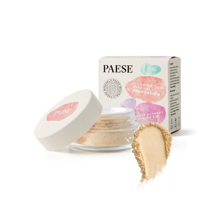 Paese Minerals Illuminating Mineral Foundation /202W/ Natural 7 g