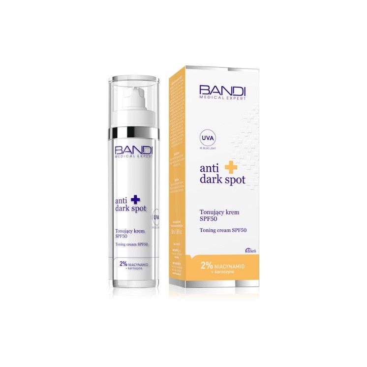 Bandi Medical Expert Тонізуючий крем для обличчя проти Dark плям SPF50 50 мл