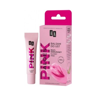 AA Aloes Pink Мультизволожуючий бальзам для губ Glossy Pink 10 г