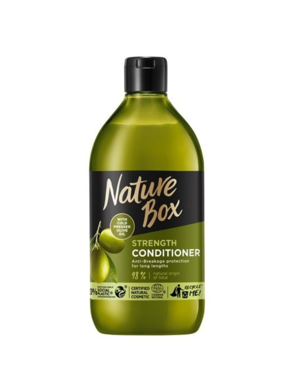 Nature Box Odżywka do włosów z olejem z oliwki 385 ml