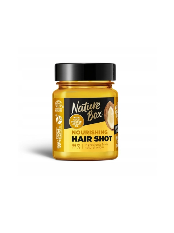 Nature Box Hair Shot Maska do włosów z olejkiem arganowym 60 ml