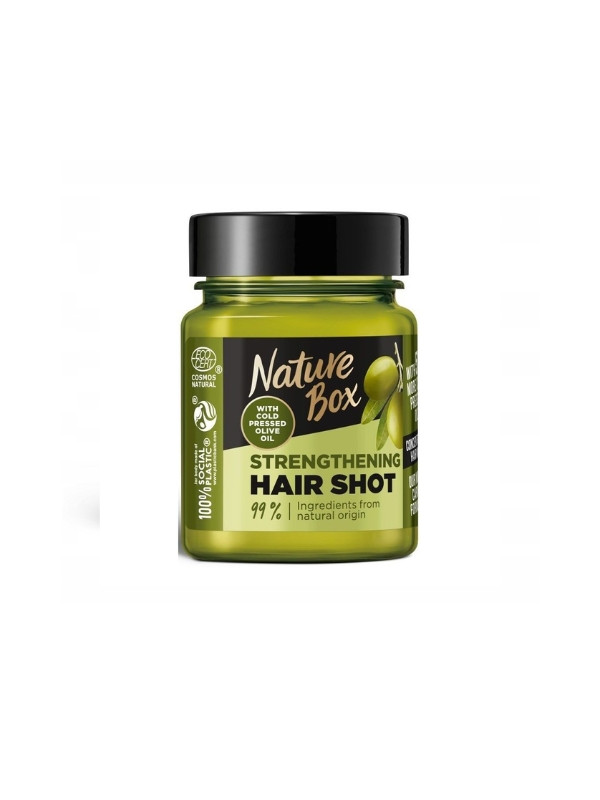 Nature Box Hair Shot Maska do włosów z olejem z oliwek 60 ml