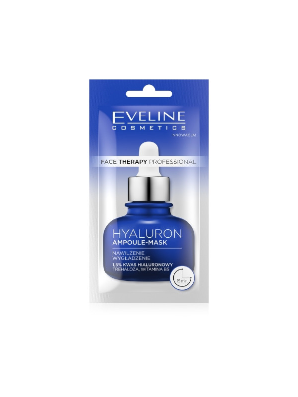 Eveline Face Therapy Professional Maska-ampułka do twarzy z kwasem hialuronowym 8 ml