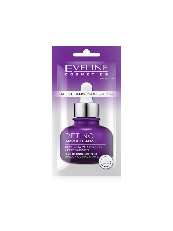 Eveline Face Therapy Professional Maska-ampułka do twarzy z Retinolem 8 ml