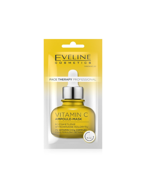 Eveline Face Therapy Professional Maska-ampułka do twarzy z Witaminą C 8 ml