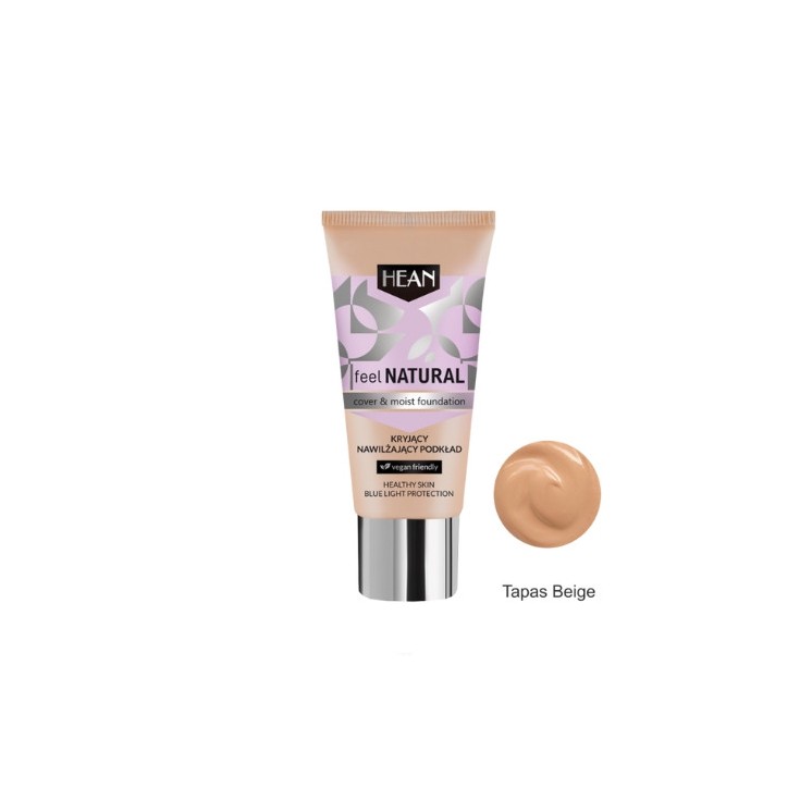 Hean Feel Natural Covering and moisturizing foundation /04/ Tapas Beige 30 ml