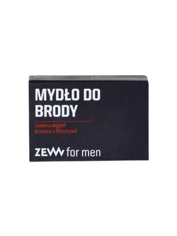 Zew for Men Mydło do brody dla mężczyzn zawiera Węgiel drzewny z Bieszczad 85 ml