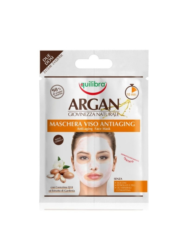 Equilibra Argan Maseczka do twarzy przeciwstarzeniowa