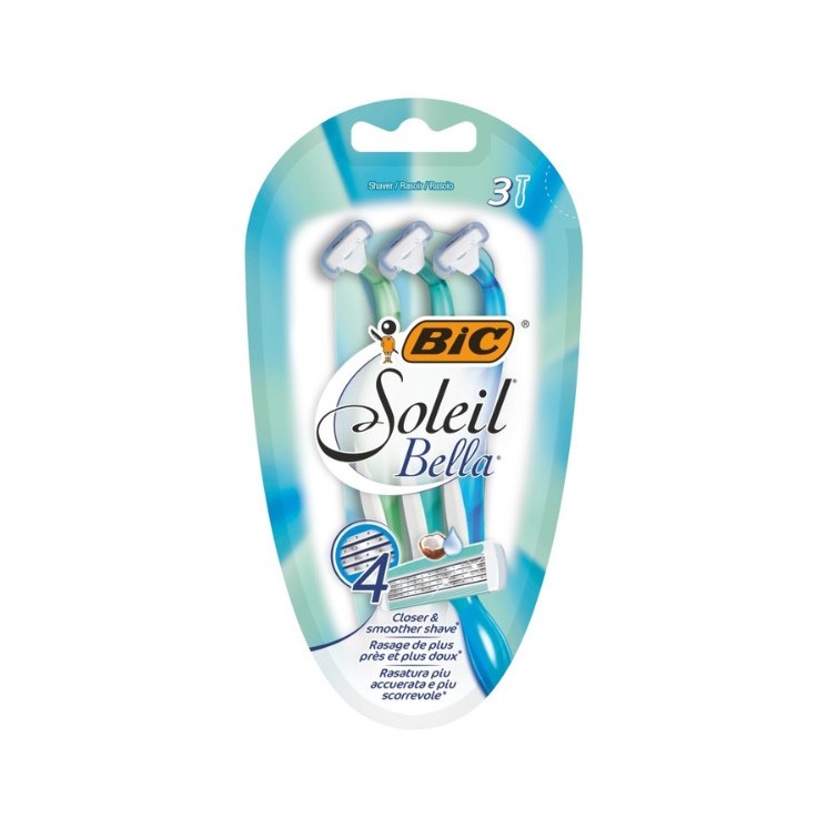 BIC Soleil Bella one-piece razors 3 pieces