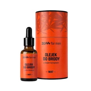 Zew for Men Beard oil for men with hemp oil Mat 30 ml