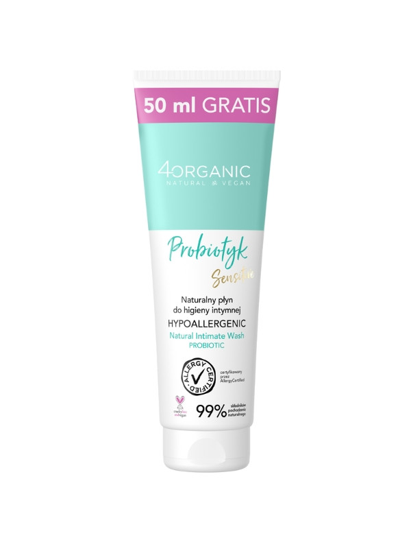 4Organic naturalny Płyn do higieny intymnej Probiotyk 250 ml