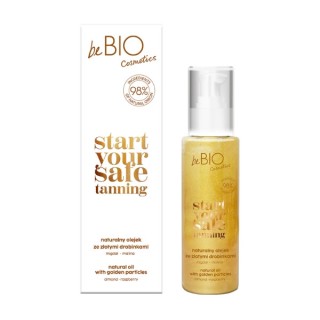 beBio Ewa Chodakowska Start Your Safe Tanning натуральна олія для тіла із золотими частинками 100 мл