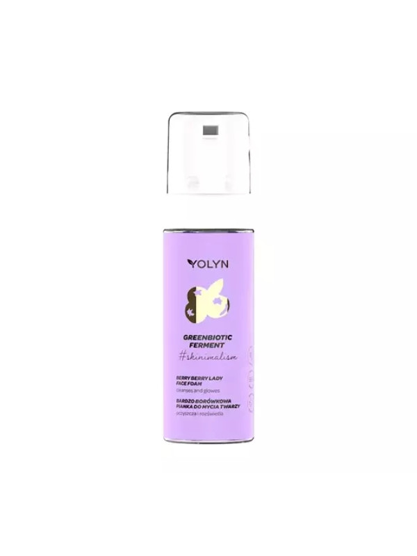 Yolyn Pianka do mycia twarzy Borówka 150 ml