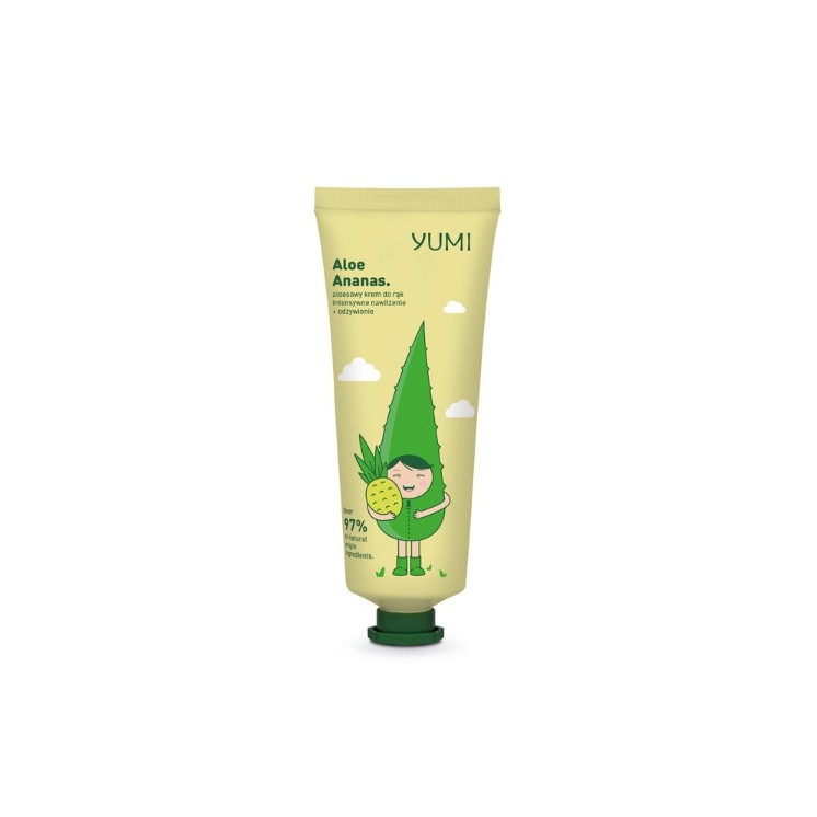 Yumi Aloe Intensively Moisturizing Hand Cream Aloe Pineapple 75 ml