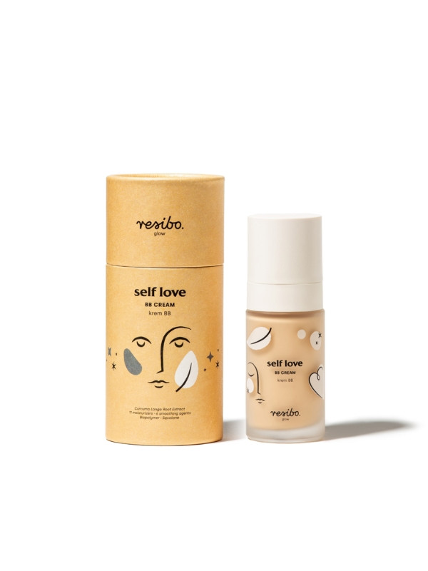 Resibo Glow Self Love Krem do twarzy BB Light Beige SPF6 30 ml