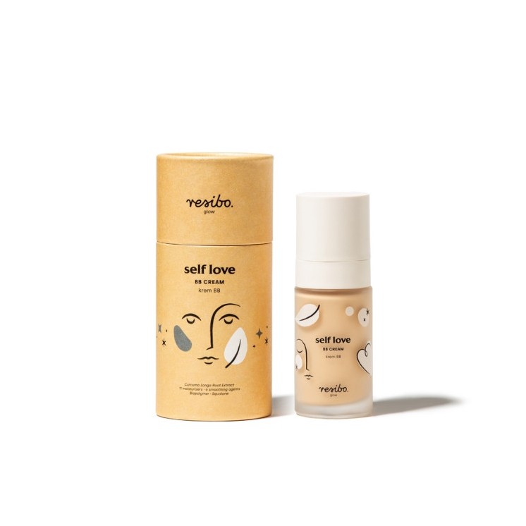 Resibo Glow Self Love Krem do twarzy BB Light Beige SPF6 30 ml