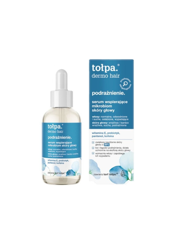 Tołpa Dermo Hair Podrażnienie. Serum wspierające mikrobiom skóry głowy 75 ml