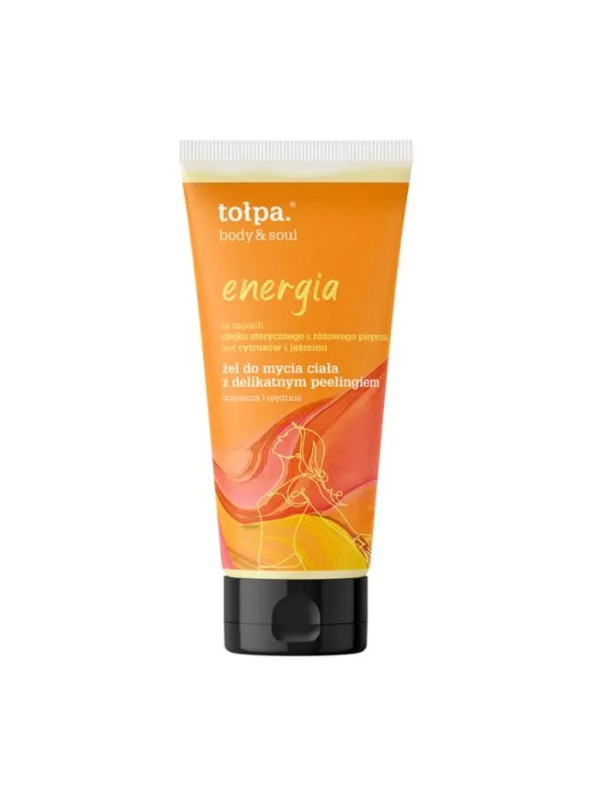 Tołpa Body & Soul Energia Żel do mycia ciała z delikatnym Peelingiem 200 ml