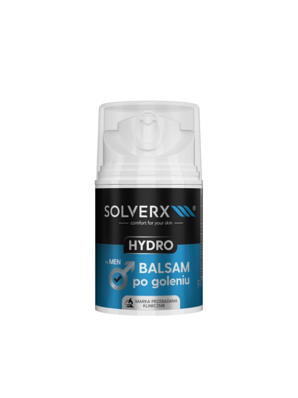 Solverx for Men Hydro Balsam po goleniu dla mężczyzn nawilżający 50 ml