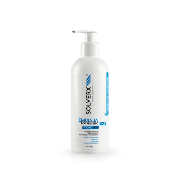 Solverx Atopic Skin Shower emulsion for atopic skin 250 ml