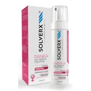 Пінка для інтимної гігієни Solverx Sensitive Skin 200 мл