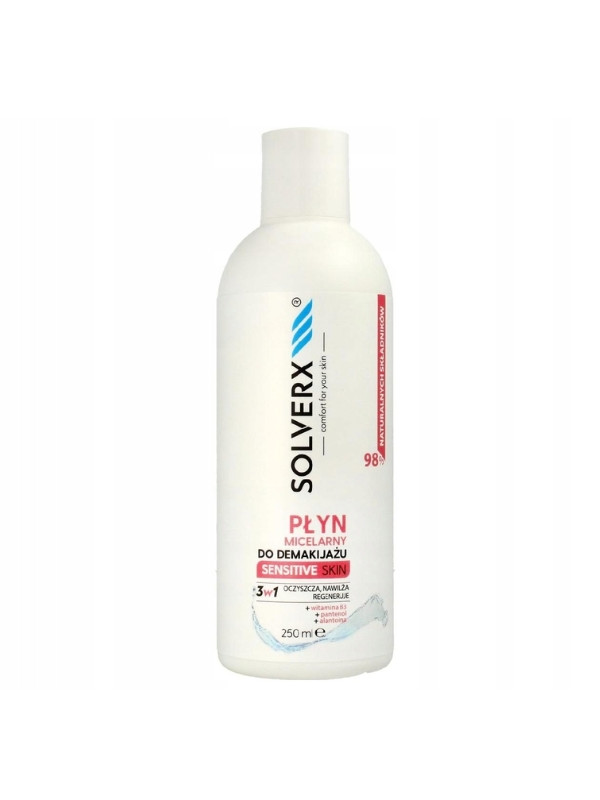 Solverx Sensitive Skin Płyn micelarny do demakijażu 400 ml