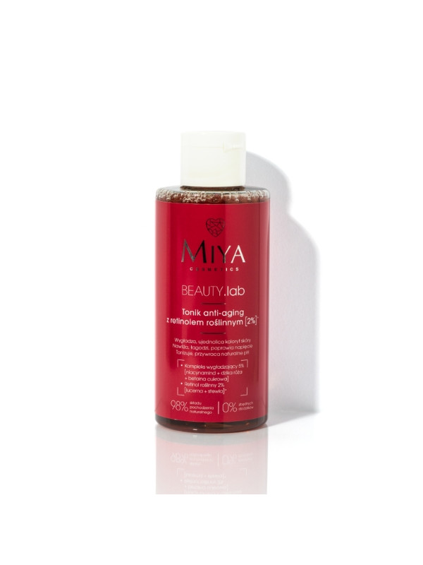 Miya Cosmetics BEAUTY.lab Tonik anti-aging z Retinolem roślinnym 2% 150 ml