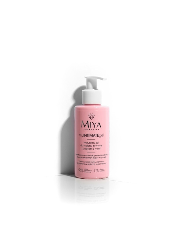 Miya Cosmetics myINTIMATEgel naturalny Żel do higieny intymnej z Olejkiem z Malin 140 ml