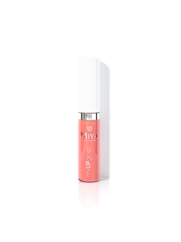 Miya Cosmetics myLIPgloss naturalny nawilżający Błyszczyk do ust z olejkami, woskami i witaminami Pure Rose 9 ml