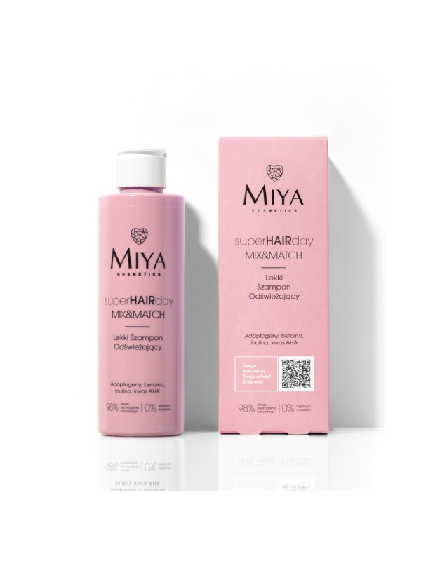 Miya Cosmetics superHAIRday lekki Szampon do włosów odświeżający 200 ml