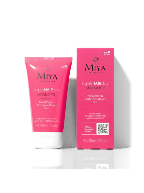 Miya Cosmetics superHAIRday nawilżająca Odżywka-maska do włosów 3in1 150 ml